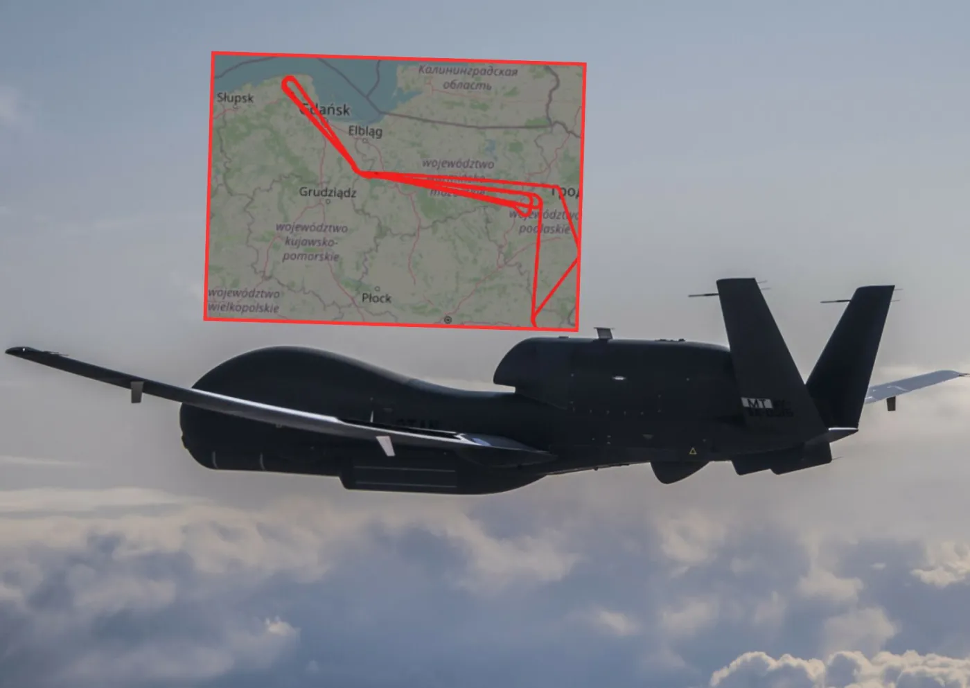 Potężny dron pojawił się nad Polską po dywersji na kolei. Rosjanie się doigrali