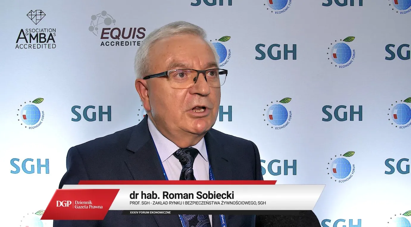 dr hab. Roman Sobiecki, prof. SGH o konkurencyjności producentów żywności