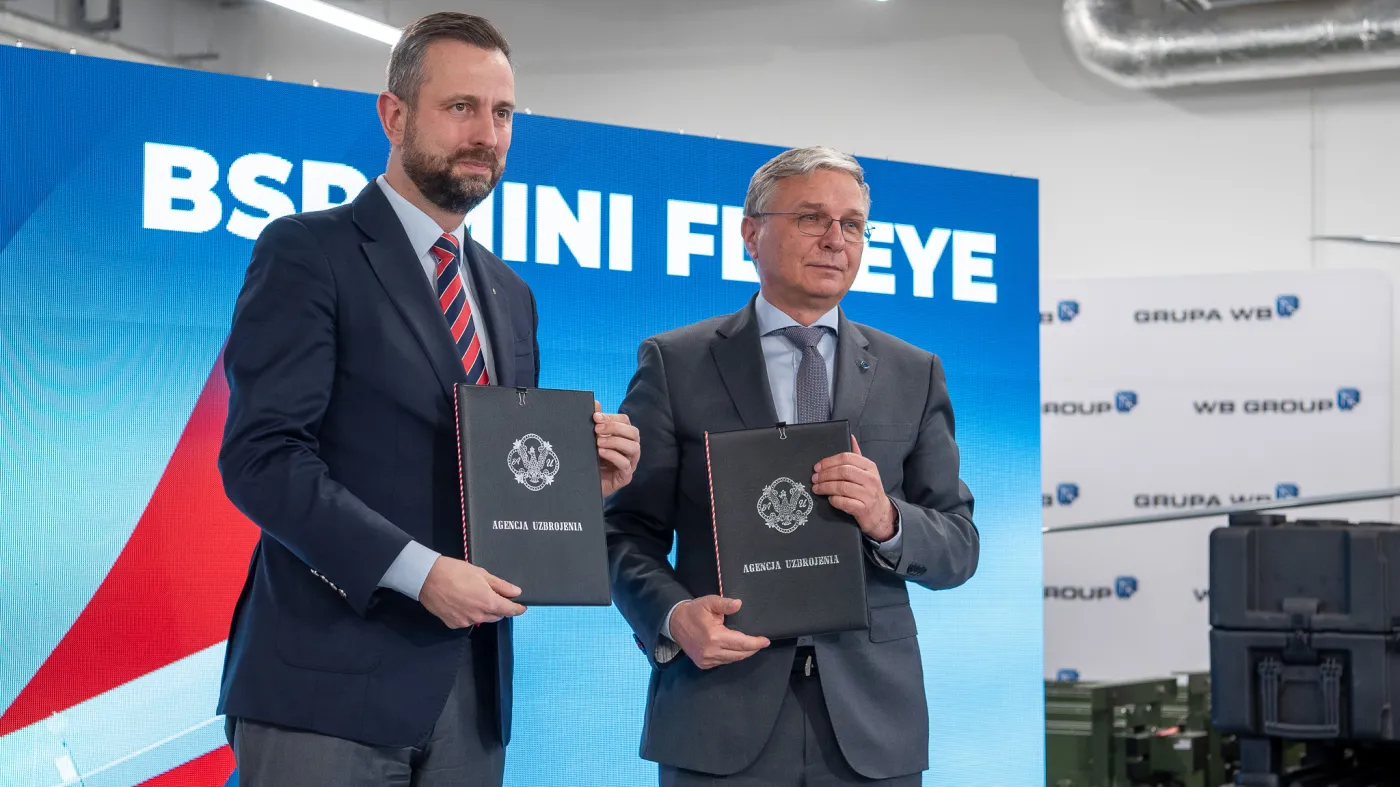 Minister Władysław Kosiniak-Kamysz oraz prezes Grupy WB Piotr Wojciechowski