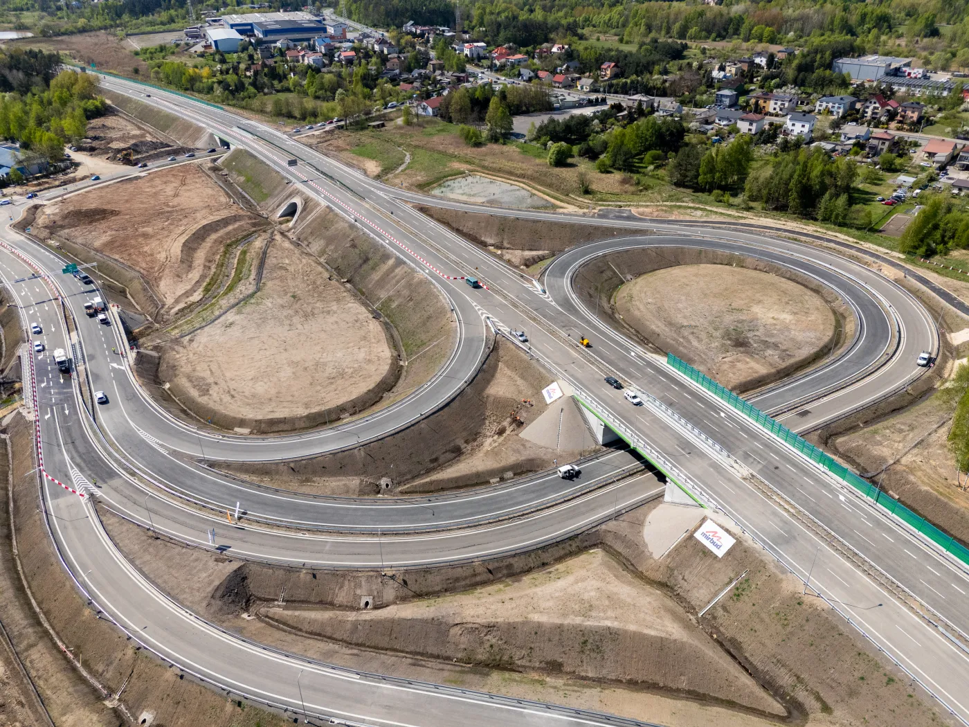 Węzeł Kromołów na obwodnicy Poręby i Zawiercia w ciągu drogi krajowej DK78