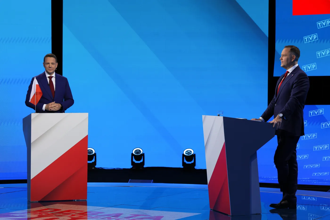 Debata prezydencka Trzaskowski kontra Nawrocki. "To wy likwidowaliście szpitale"