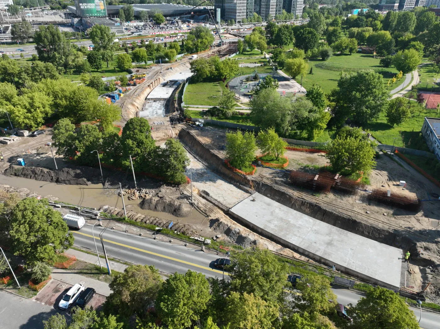 Tunel do Dworca Zachodniego; ul. Bitwy Warszawskiej 1920 roku; fot. Mieszko Bysikiewicz; Źródło Tramwaje Warszawskie