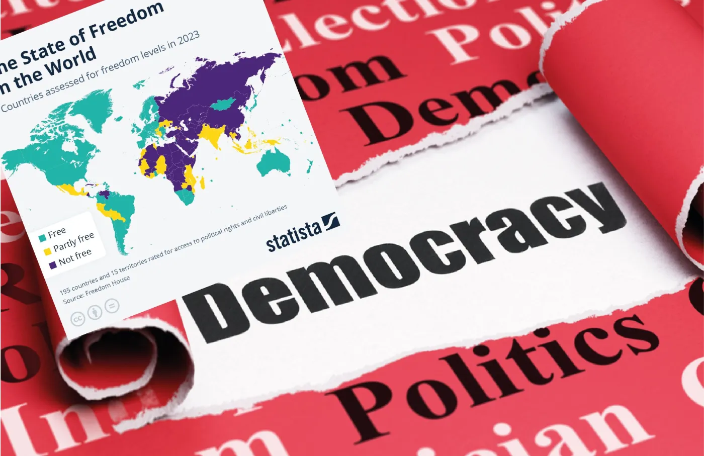 Demokracja w zaniku. Wolność na świecie maleje osiemnasty rok z rzędu