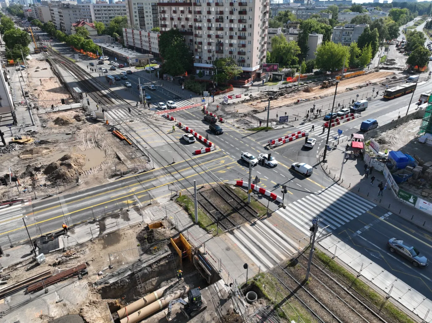 Tramwaj do Dworca Zachodniego. Tunel rośnie w oczach [ZDJĘCIA]