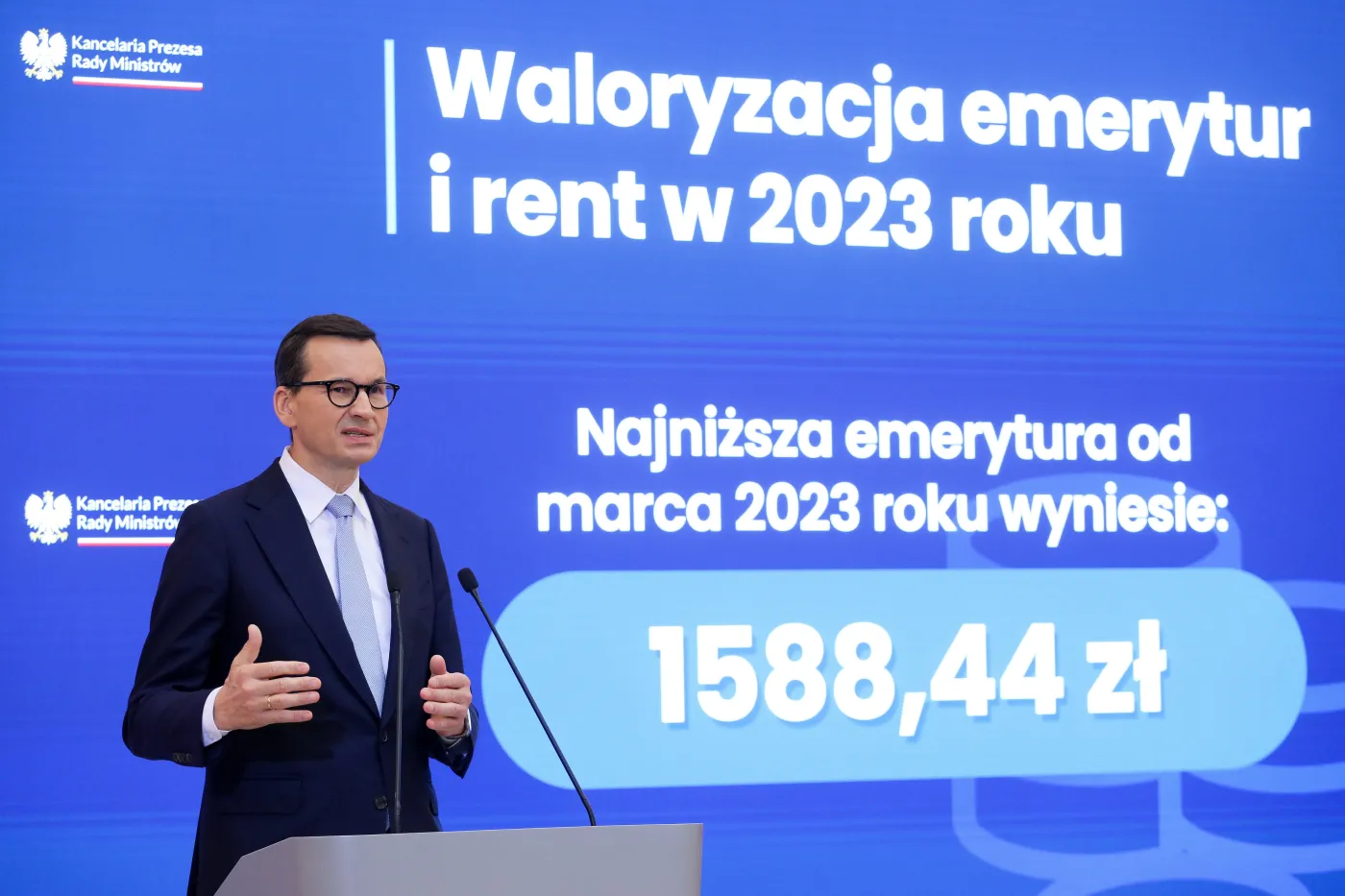 Premier: Będzie waloryzacja emerytur i rent