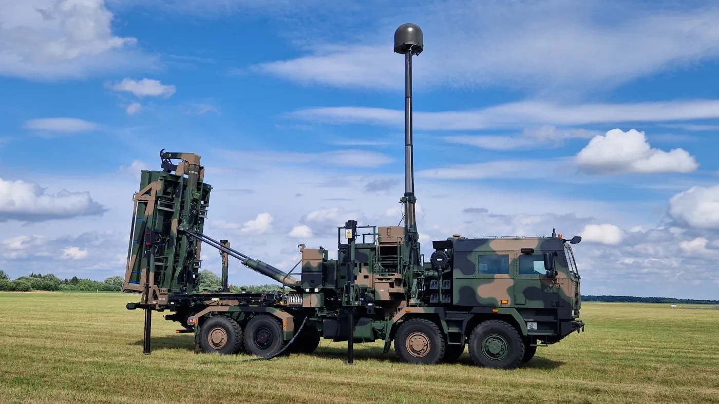 Wyrzutnia pocisków CAMM. Docelowo znajdzie się ona w każdej baterii systemu Pilica+.