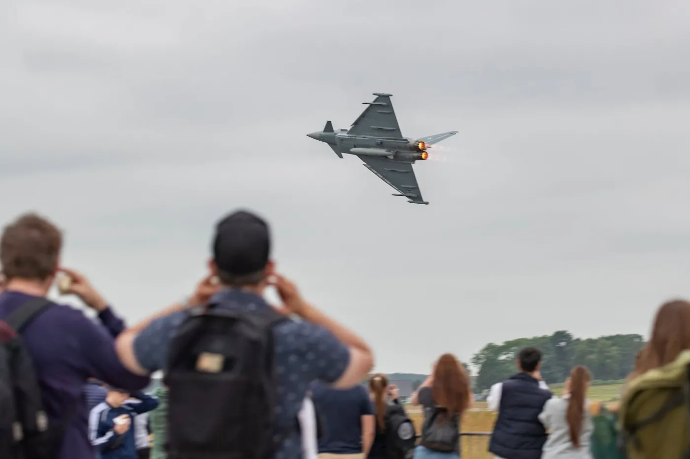 Niemiecki Eurofighter Typhoon podczas pokazów lotniczych w Jagel. Źródło: Bundeswehr.