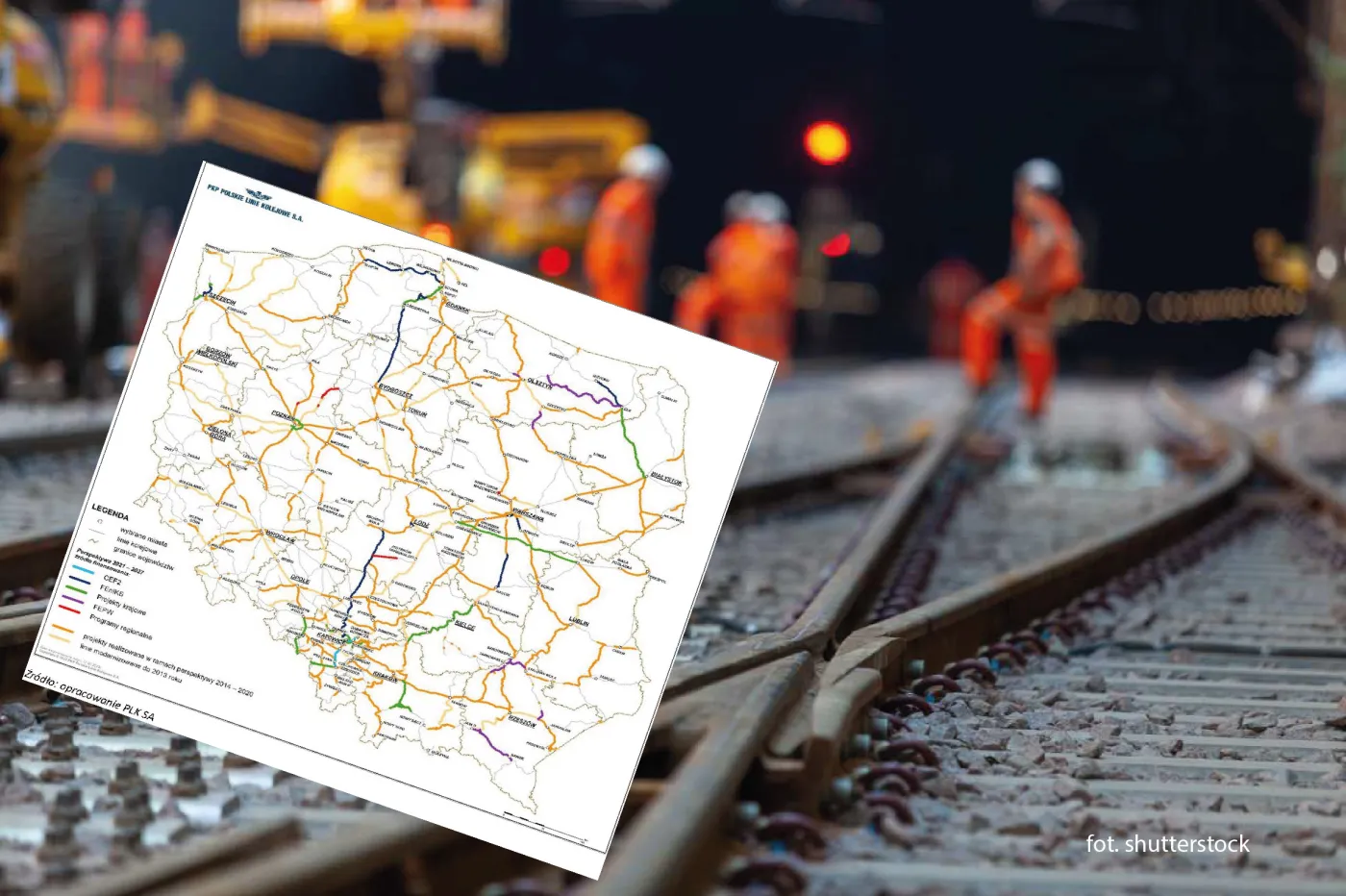 Miliardy złotych na modernizację torów. Tak zmieni się kolejowa Polska do 2030 r. [MAPY]