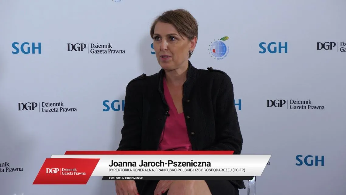 Joanna Jaroch-Pszeniczna, CCIFP: Współpraca gospodarcza Polski i Francji może zdynamizować rozwój Unii Europejskiej
