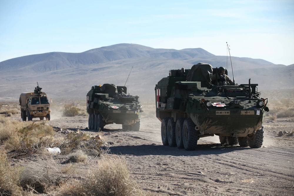 Na bazie KTO Stryker powstała cała seria pojazdów specjalistycznych - m.in. M1133, czyli wozy ewakuacji medycznej (ang. medical evacuation vehicle).