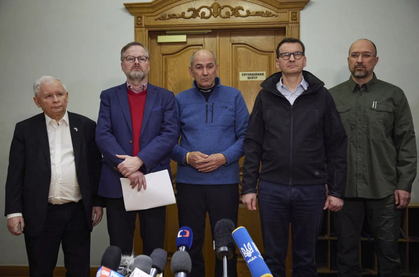 Kaczyński w Kijowie: Na Ukrainie potrzebna jest misja pokojowa NATO