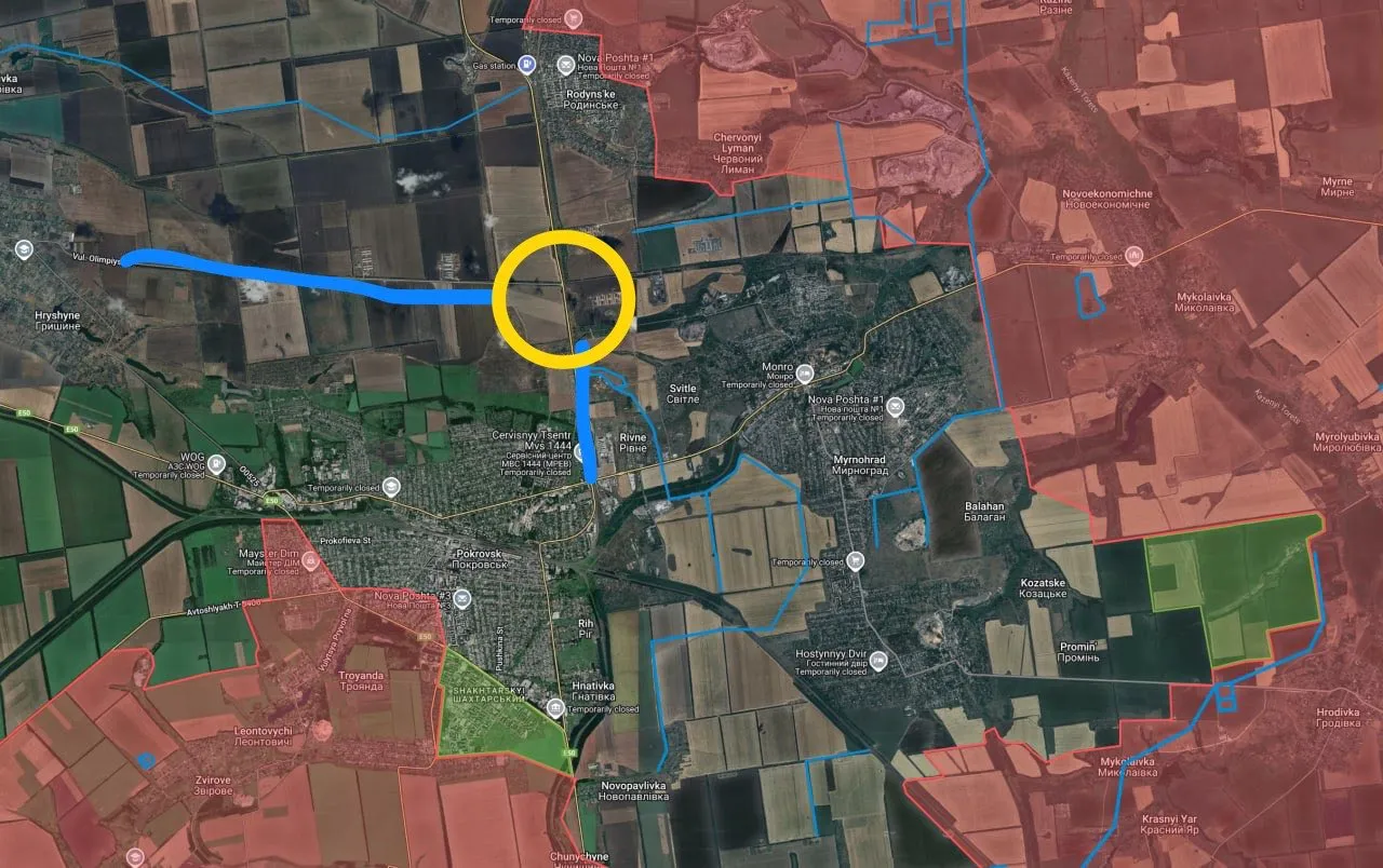 Internetowi analitycy oznaczyli miejsce cmentarzyska z filmu z rozbitą ukraińską kolumną.