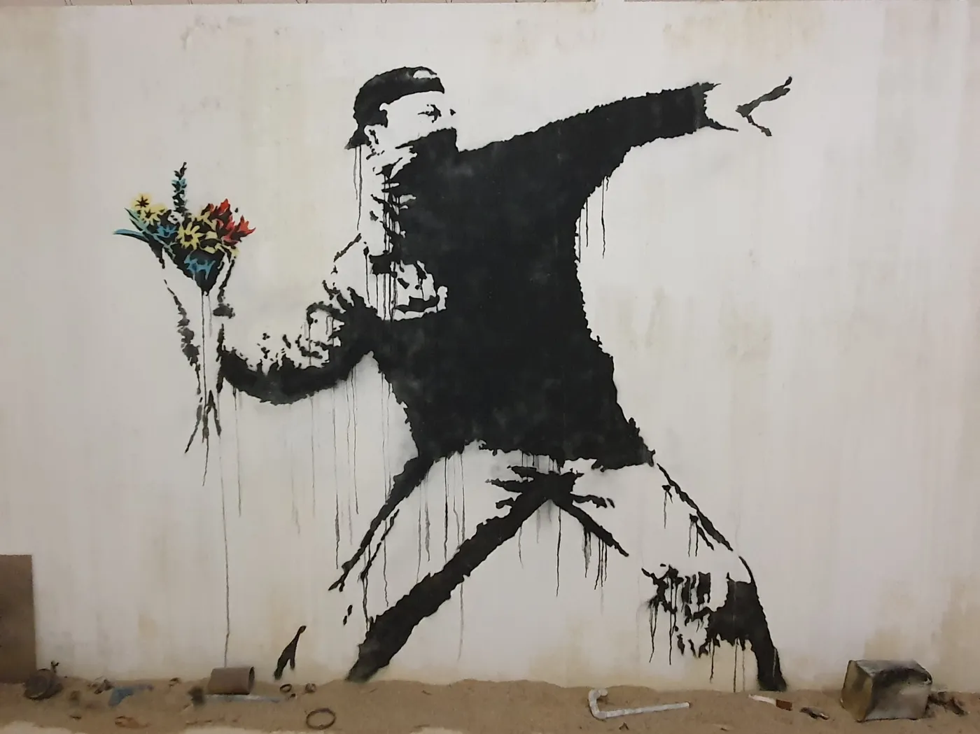 The Flower Thrower, Banksy