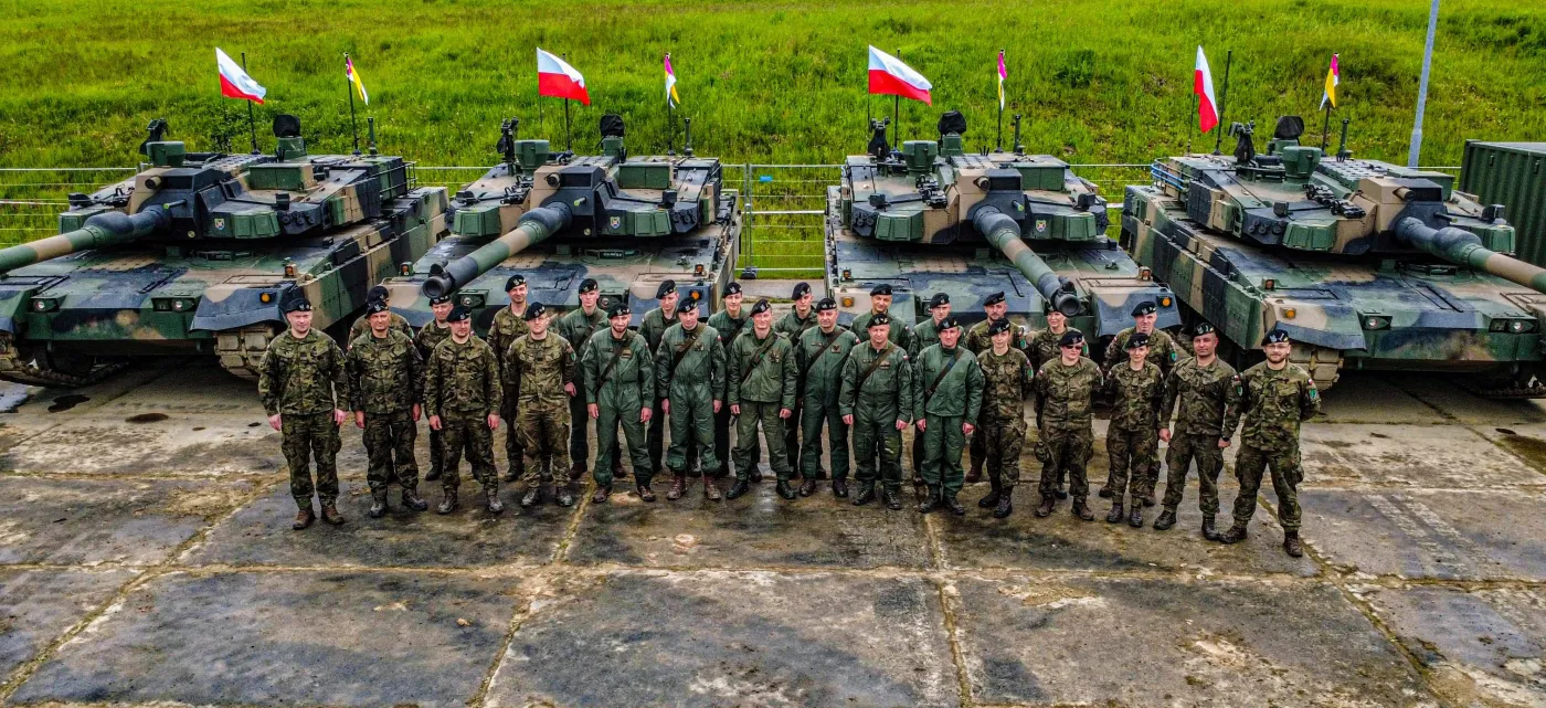 Pluton czołgów z 9 Braniewskiej Brygady Kawalerii Pancernej ruszył na ćwiczenia Slovak Shield 25.