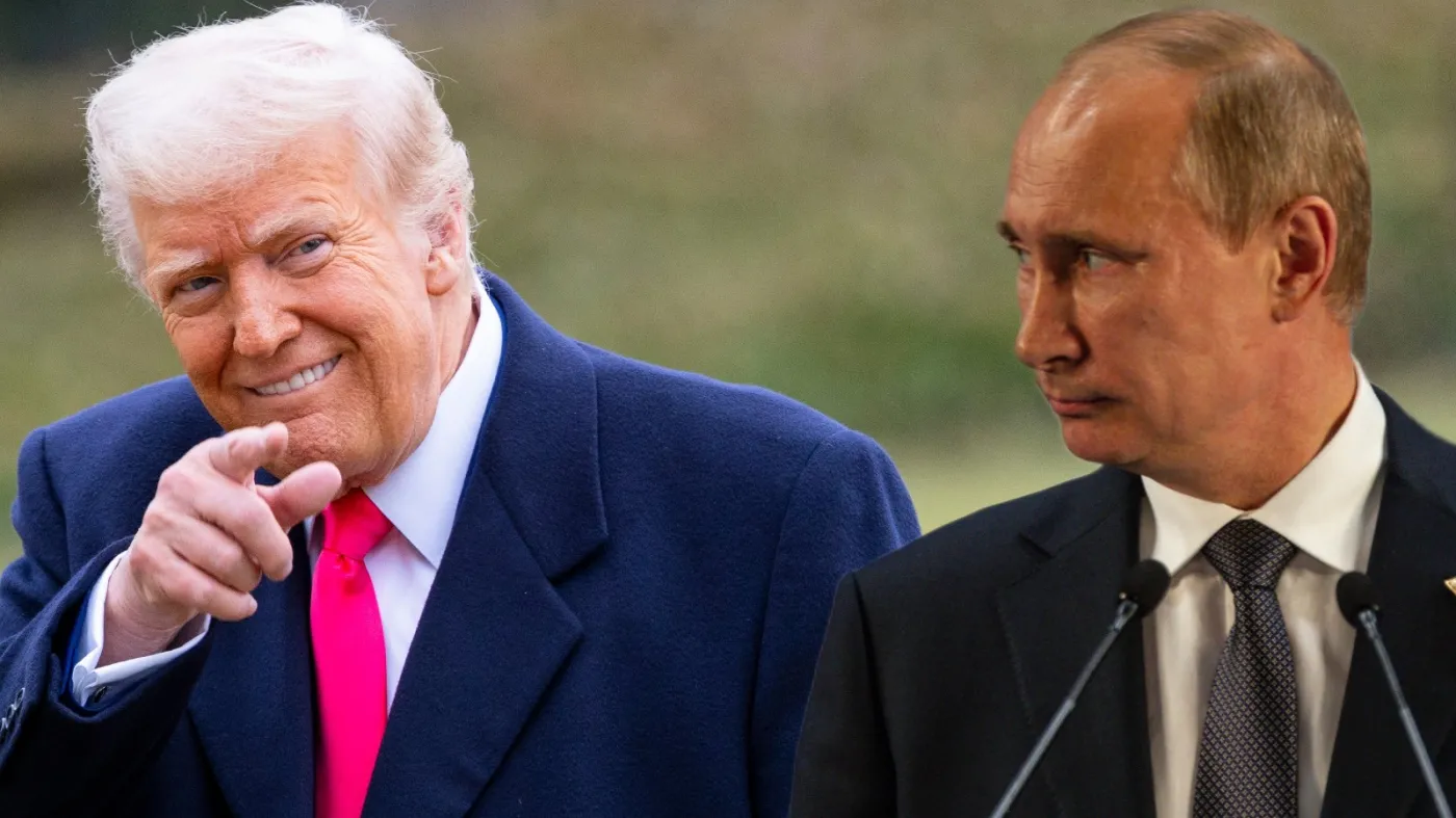 Donald Trump mówi, że jest na dobrej drodze, by przekonać Władimira Putina do zakończenia wojny 