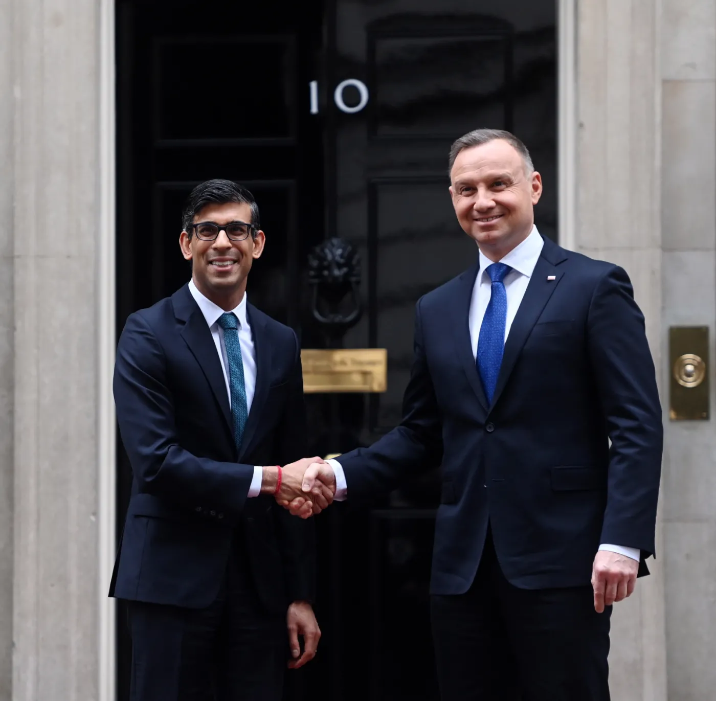 Londyn: Prezydent Andrzej Duda spotkał się z premierem Rishim Sunakiem