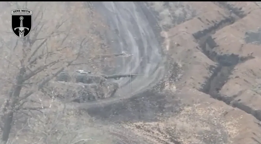 Kamuflaż multispektralny utrudnia rozpoznanie wersji czołgu. O tym, że jest to Leopard 2A4 wiemy, dzięki widocznemu na wieży czołgu przyrządowi obserwacyjno-celowniczemu dowódcy PERI-R17A1.