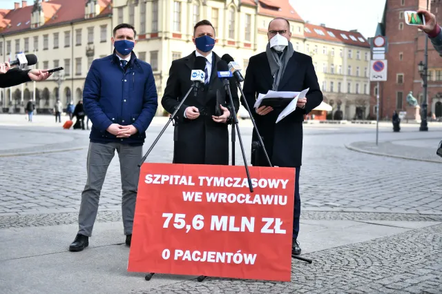 KO apeluje o otwarcie wszystkich szpitali tymczasowych w Polsce
