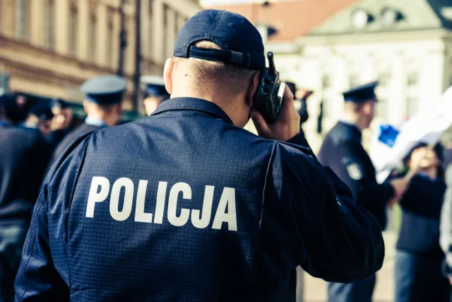 Policja wyjaśnia okoliczności zniszczenia ogrodzenia na granicy z Białorusią