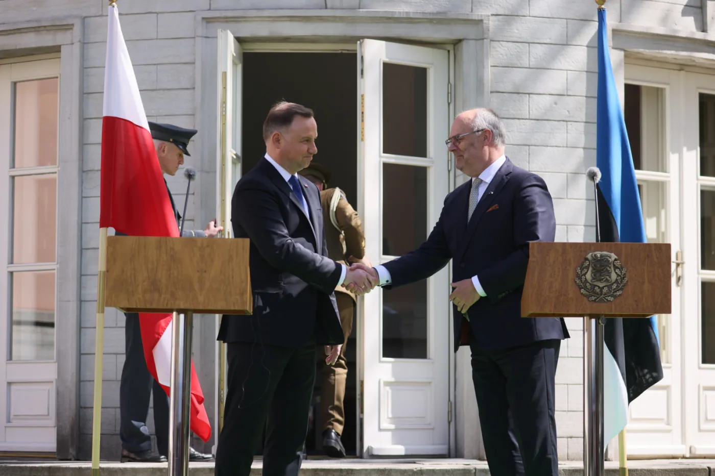 Andrzej Duda spotkał się z prezydentem Estonii. "Rosja nie będzie rządzić światem"