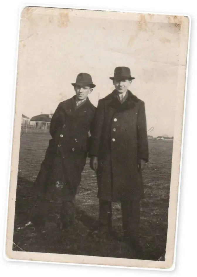 Antoni i Józef Kąccy, 1943 r.