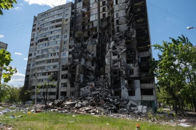 Rosyjski atak na Charków kilka godzin po wizycie Annaleny Baerbock