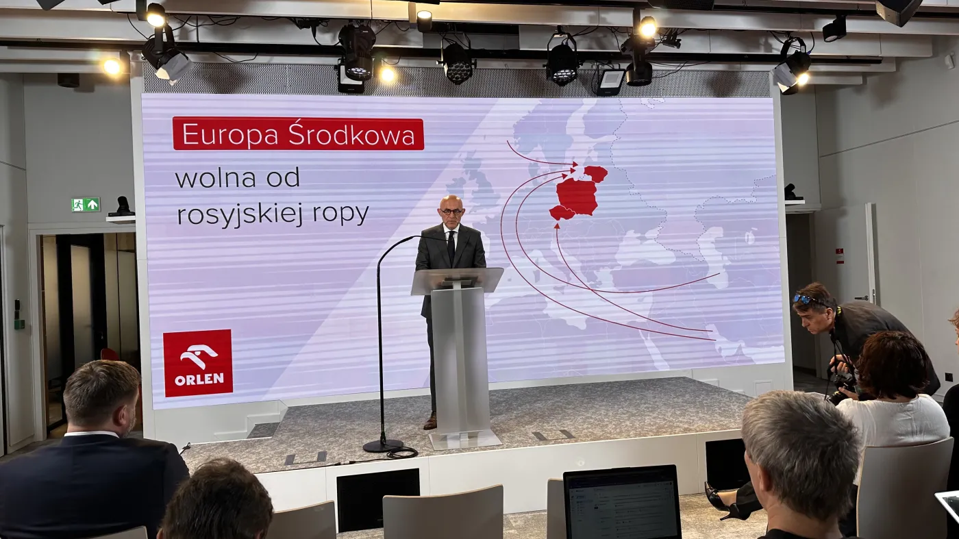 ORLEN uwolnił region od ropy naftowej z Rosji