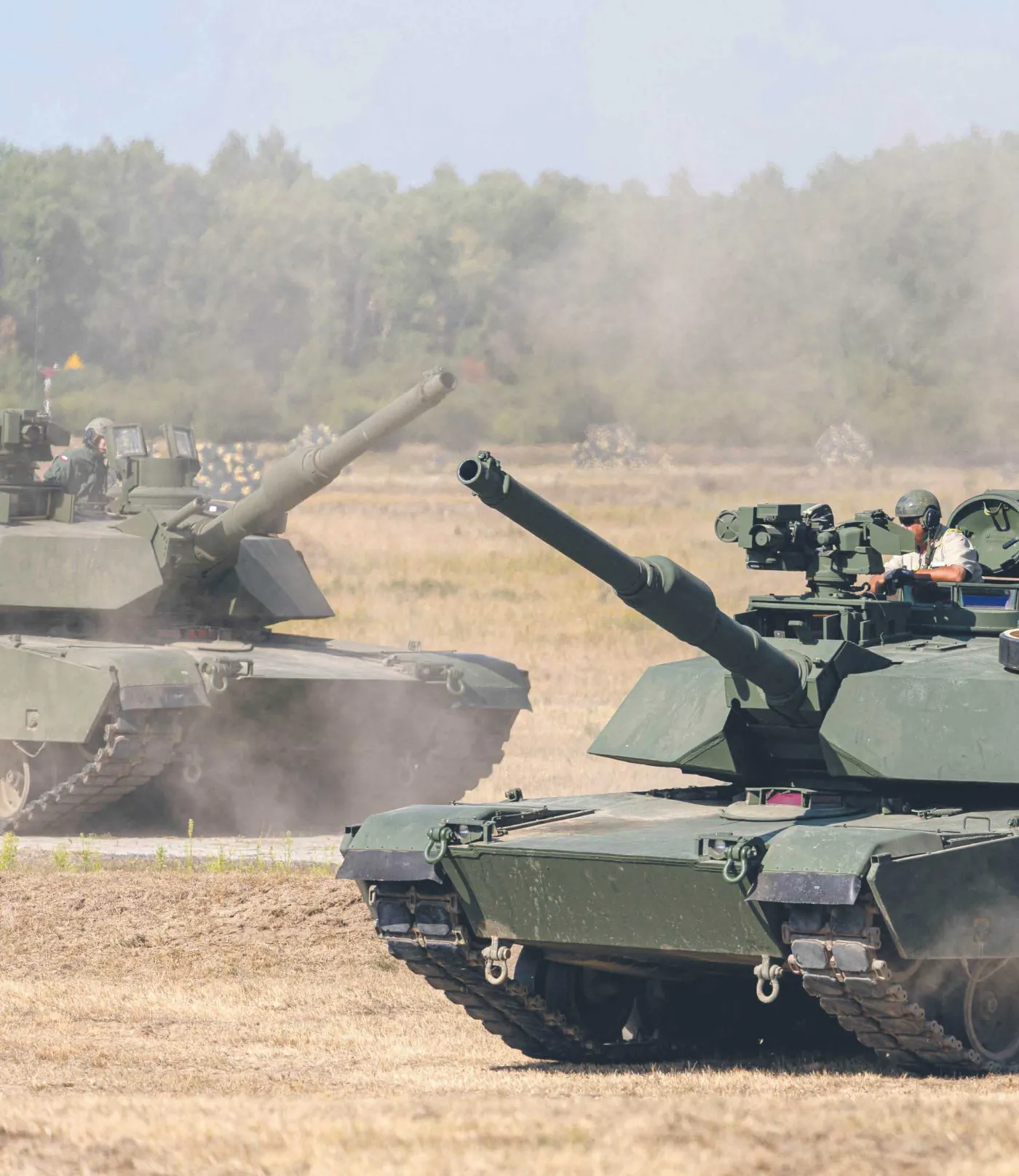Szkolenie polskich żołnierzy na czołgach Abrams
