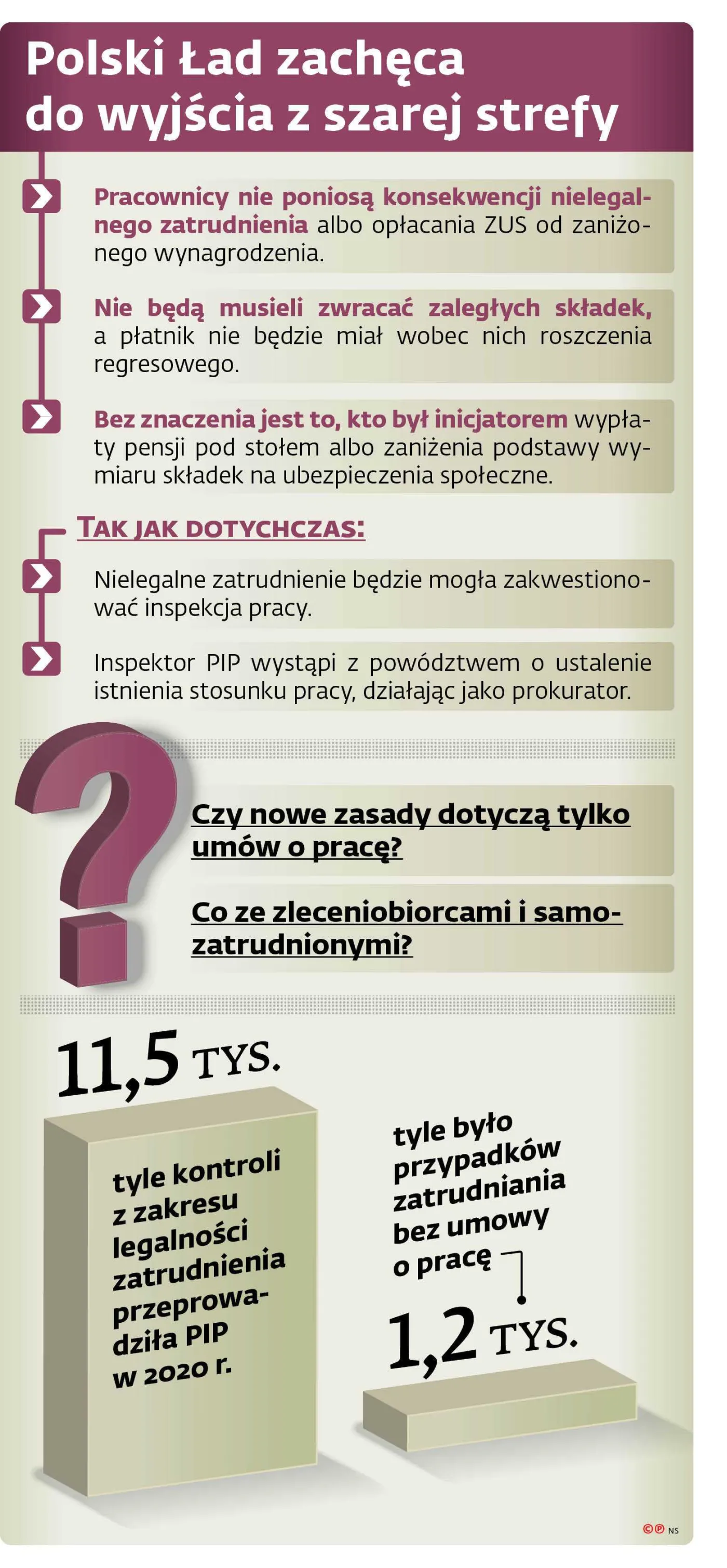 Polski Ład zachęca do wyjścia z szarej strefy