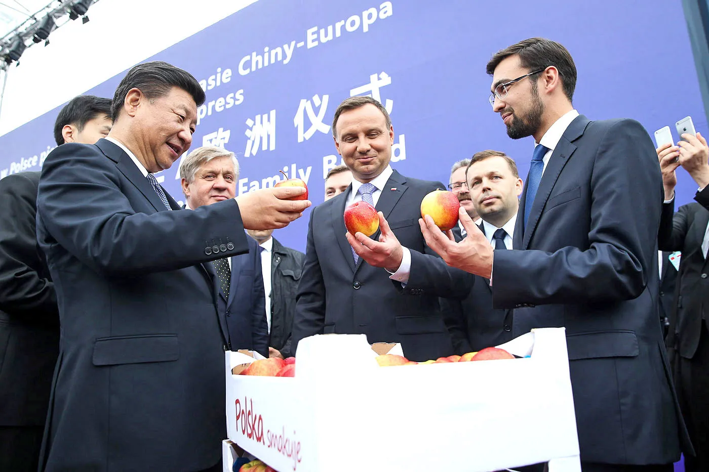 Prezydent RP Andrzej Duda i Przewodniczący Chińskiej Republiki Ludowej Xi Jinping