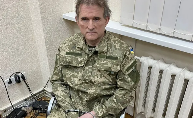 Wiktor Medwedczuk - lider obozu rosyjskiego zatrzymany