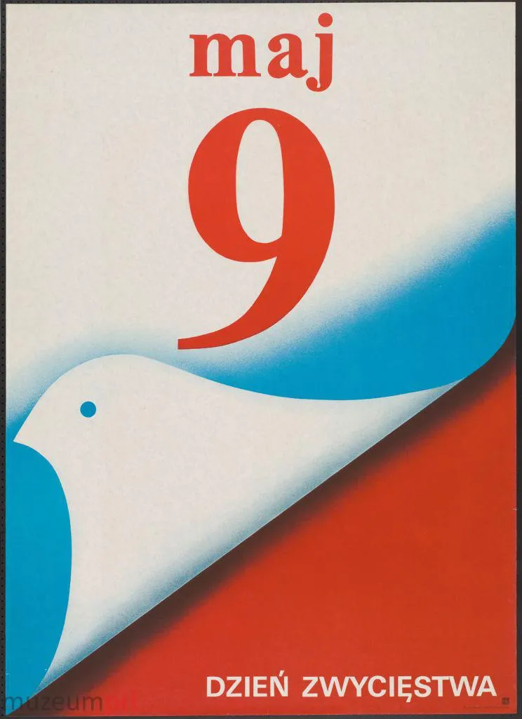 Plakat propagandowy na 9 maja.