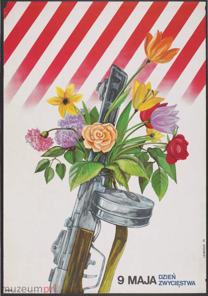 Plakat propagandowy na 9 maja.