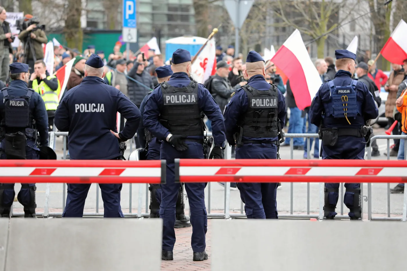 policja protest policji 