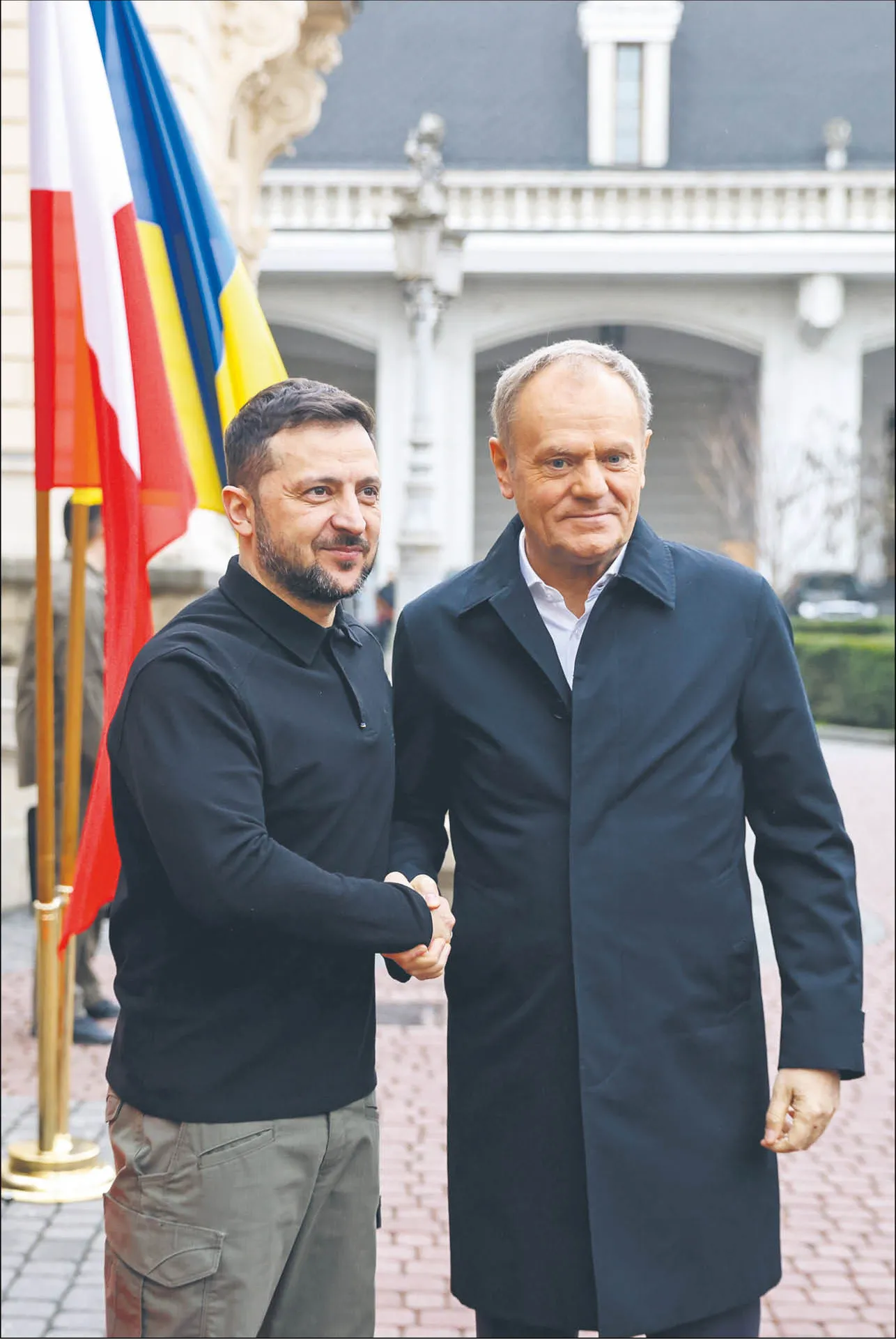 Tusk po raz drugi odwiedził Ukrainę
