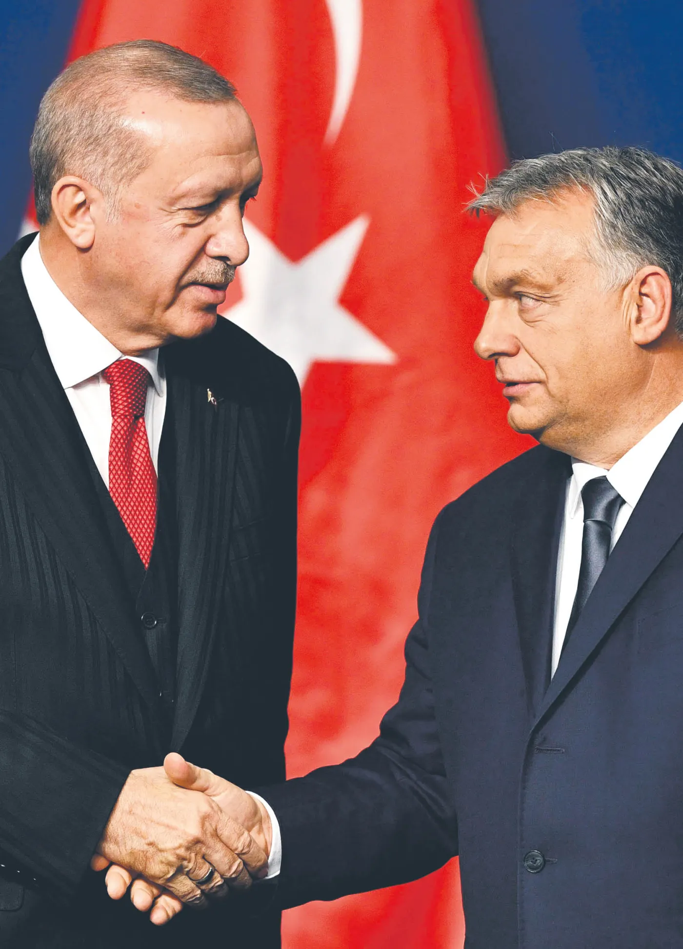 Prezydent Turcji na spotkaniu z premierem W