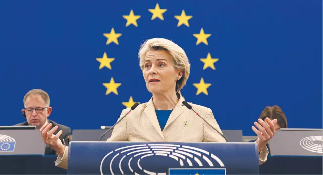 Von der Leyen: Jesteśmy zjednoczeni w walce o sprawiedliwość dla Ukrainy