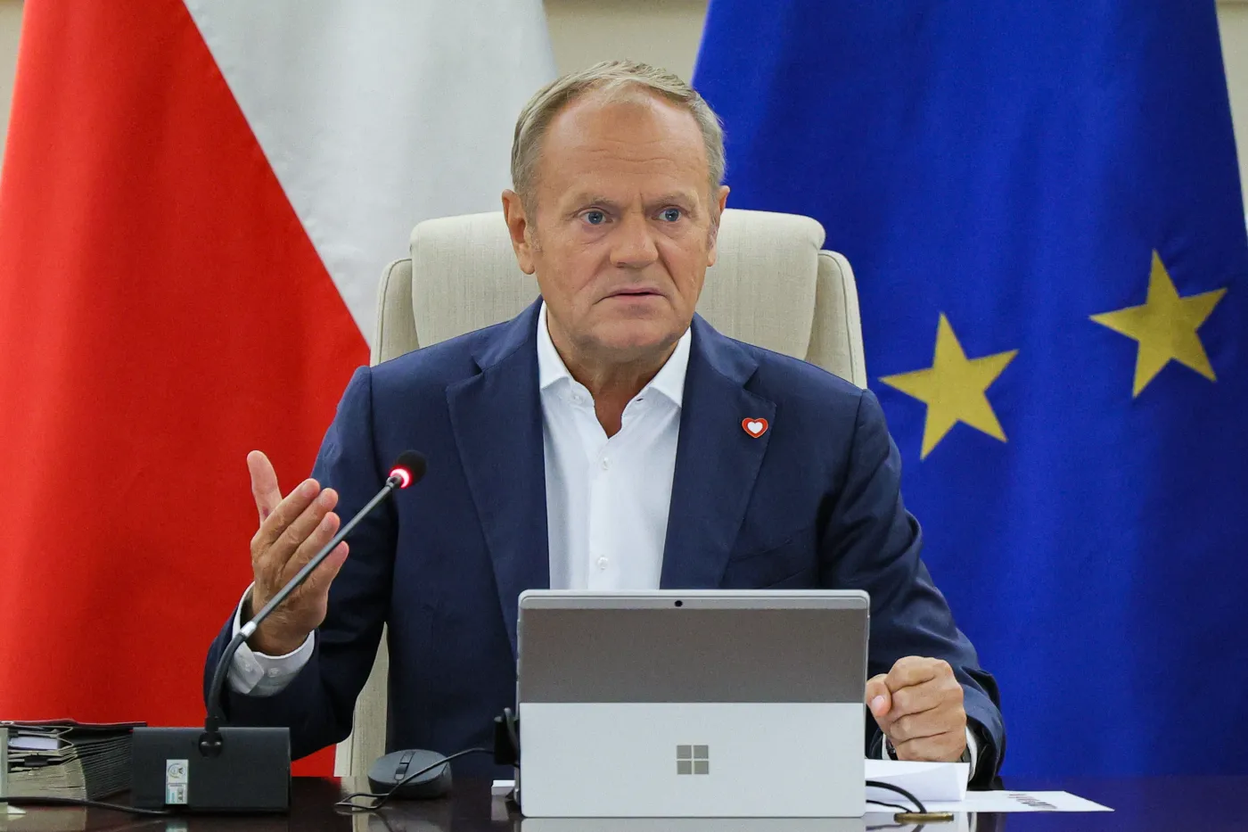 Donald Tusk, posiedzenie rządu 12 sierpnia 2025 r. 
