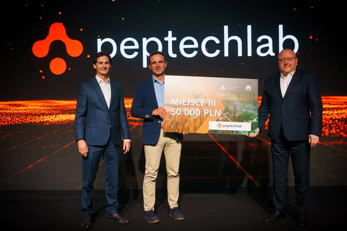 III miejsce Huawei Startup Challenge V - PeptechLab