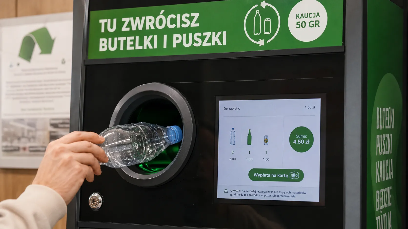 Nowe zasady korzystania z butelkomatów. Pierwsze urządzenia już działają