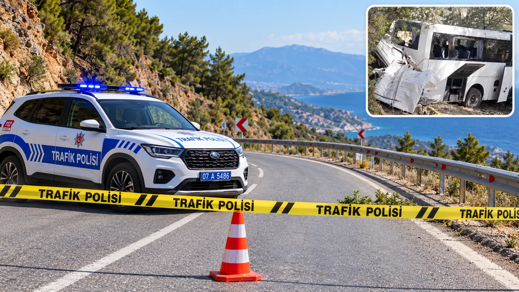 Dramat na tureckiej autostradzie. Autokarem podróżowało 45 Polaków