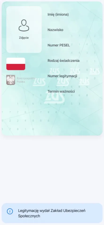 mLegitymacja emeryta i rencisty od 13 lipca - wzór