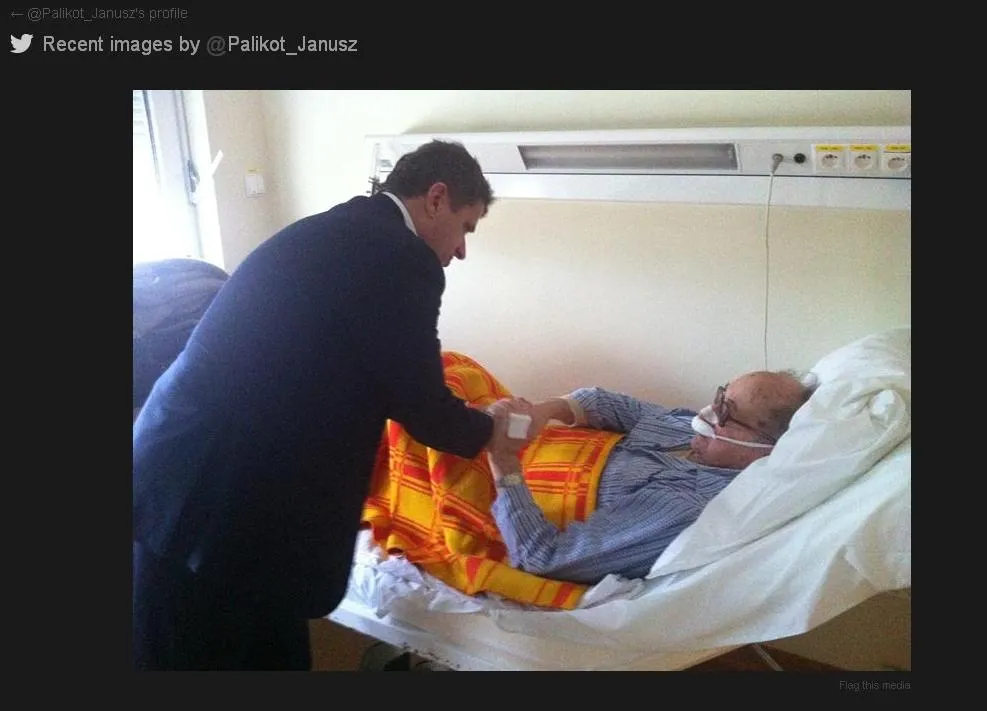 Janusz Palikot odwiedził Wojciecha Jaruzelskiego w szpitalu