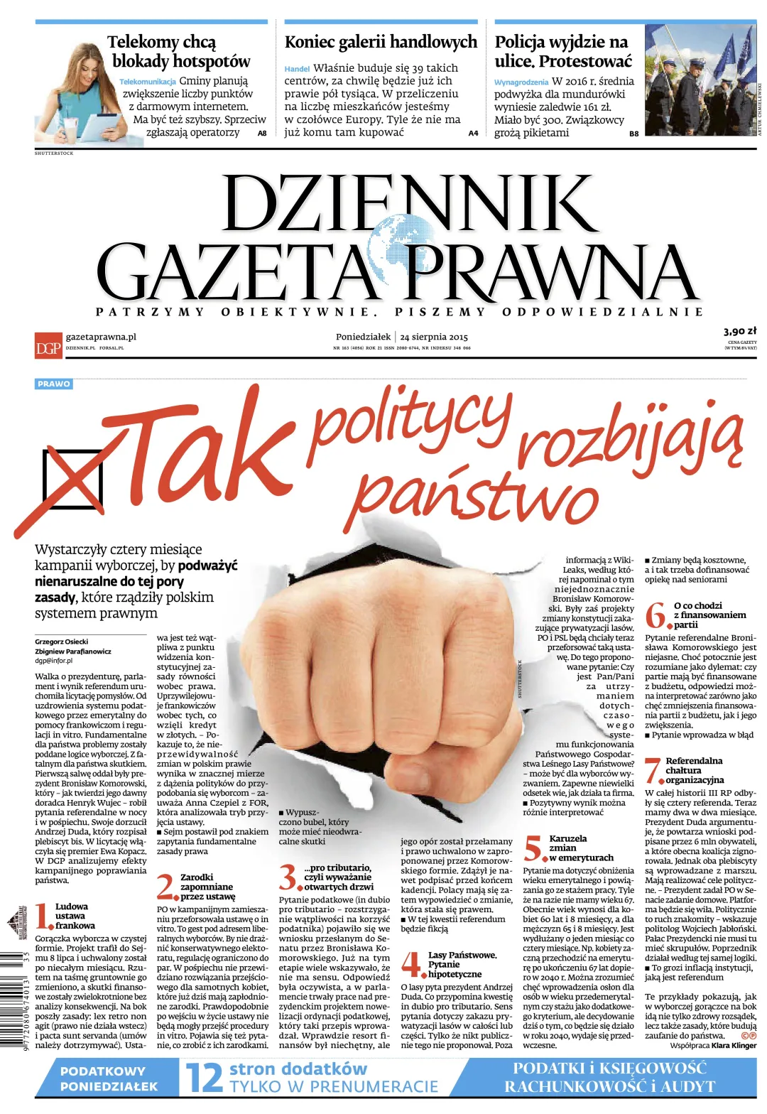 PIERWSZA STRONA
