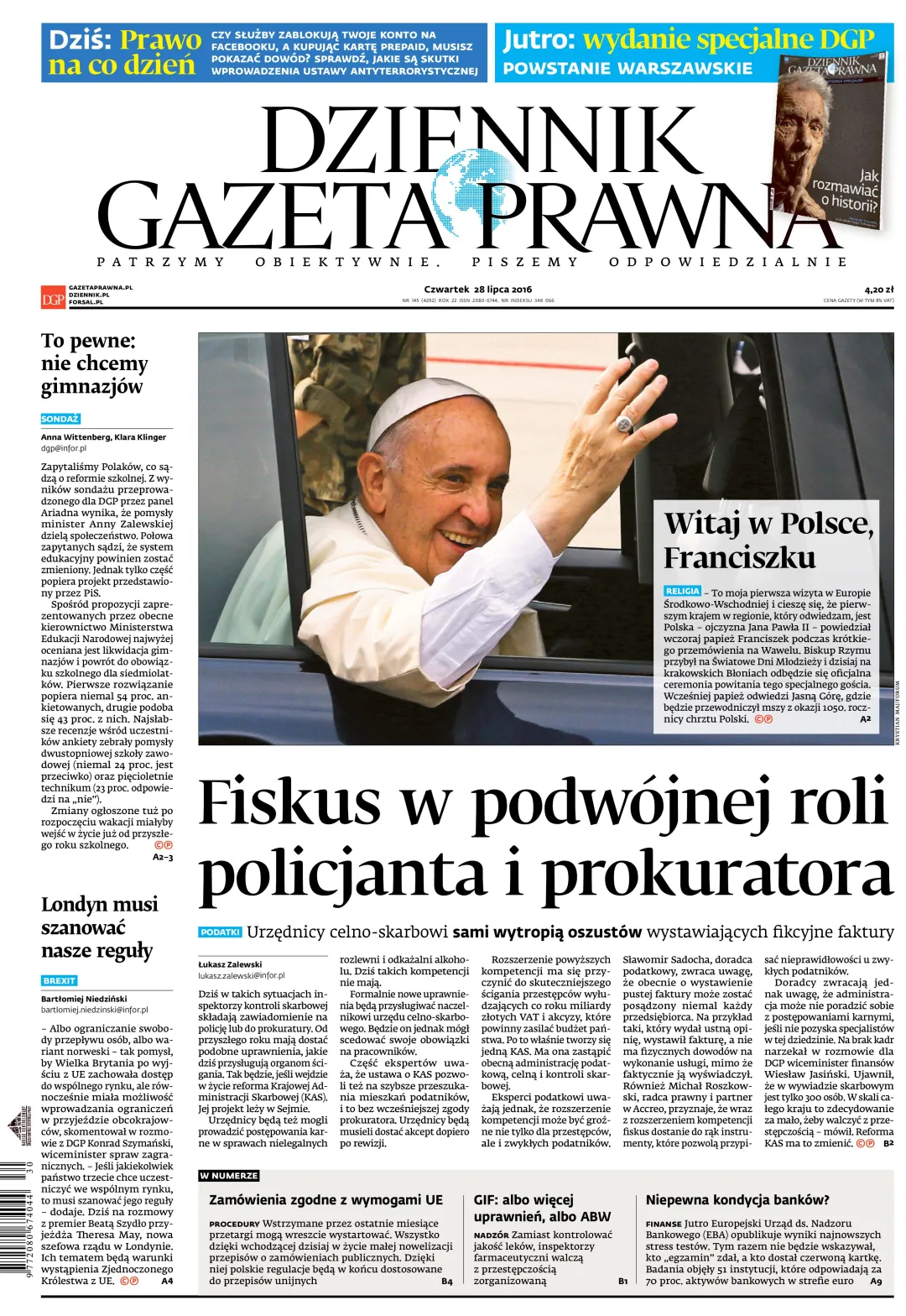 PIERWSZA STRONA