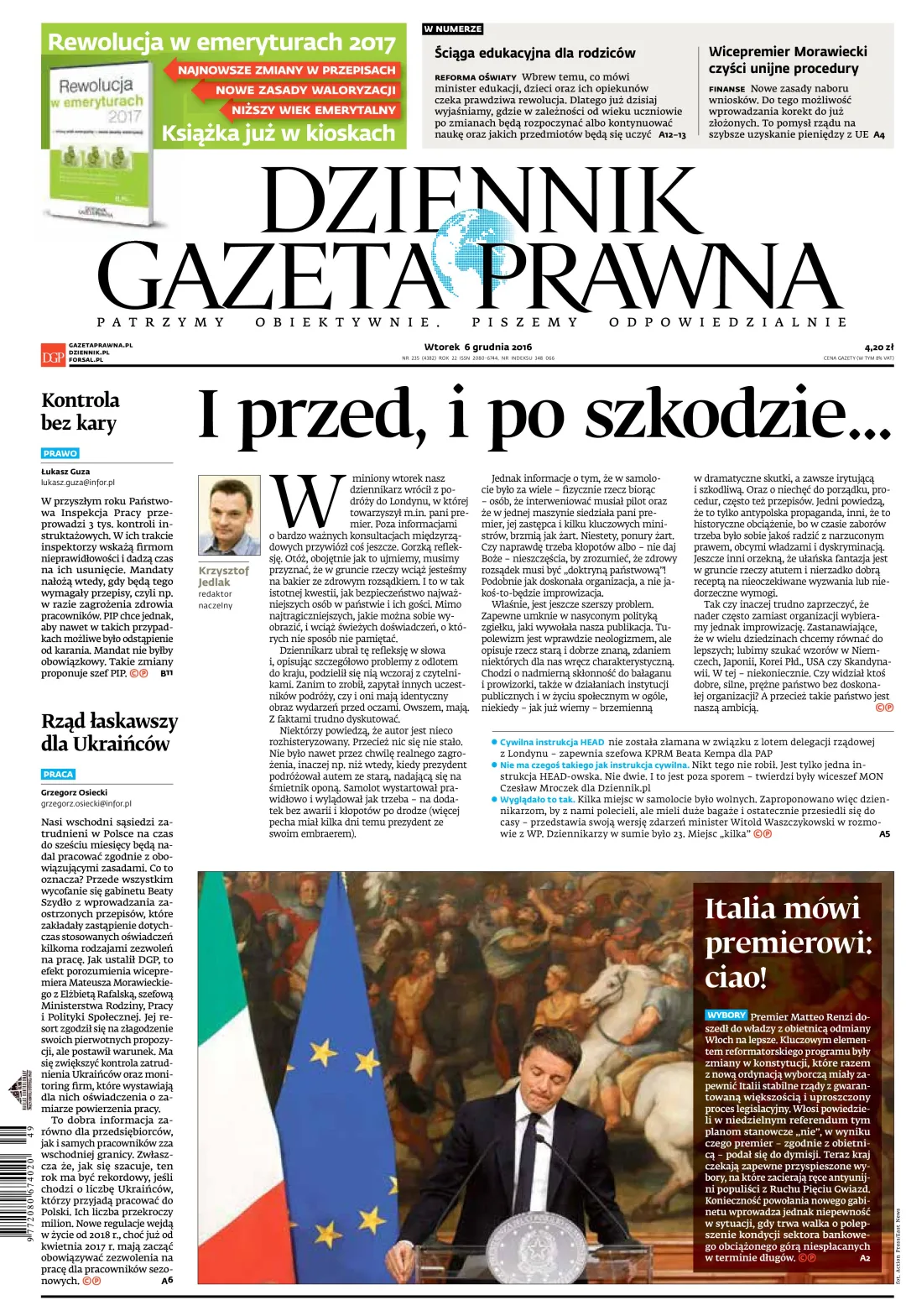 PIERWSZA STRONA