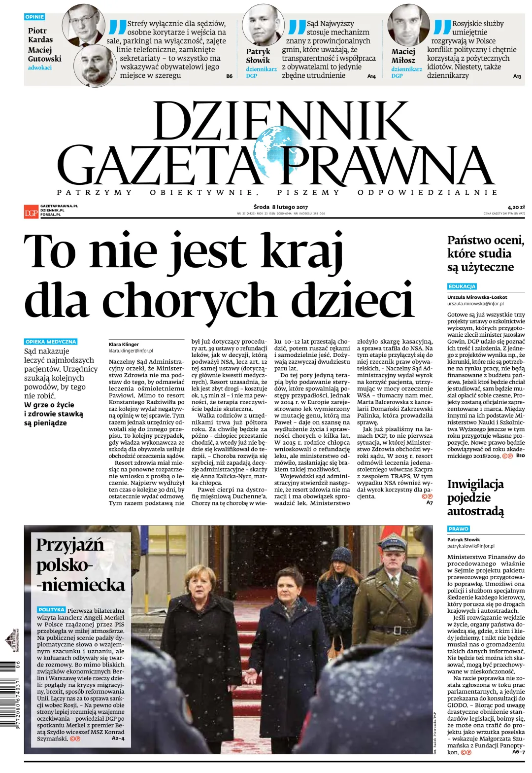 PIERWSZA STRONA