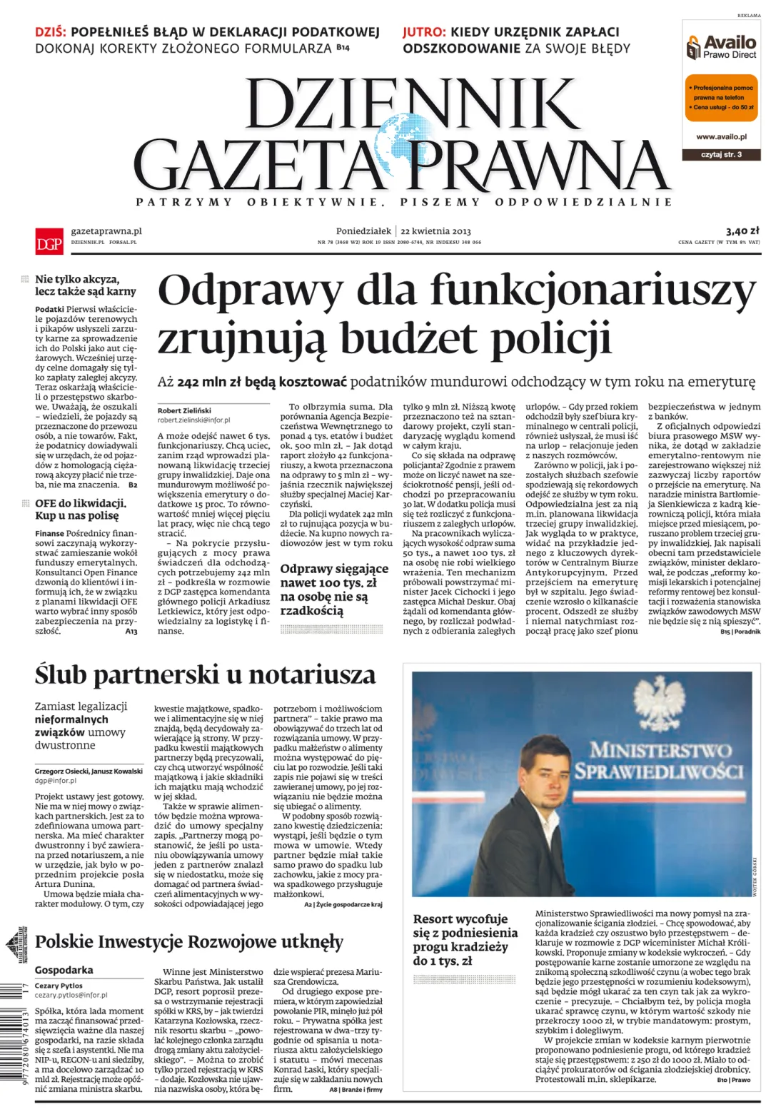 PIERWSZA STRONA