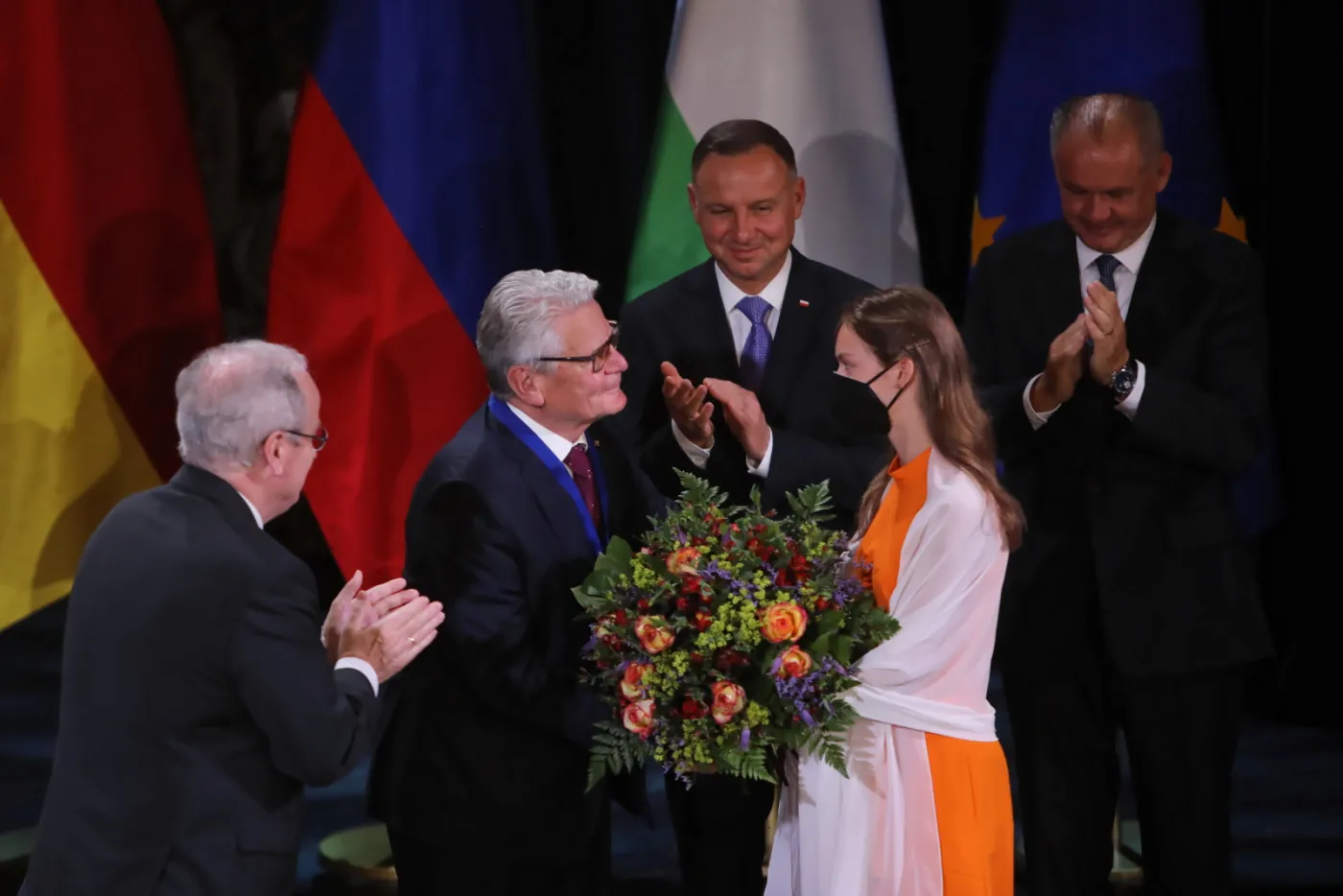 Były prezydent Niemiec Joachim Gauck odebrał w Warszawie nagrodę im. Świętego Wojciecha