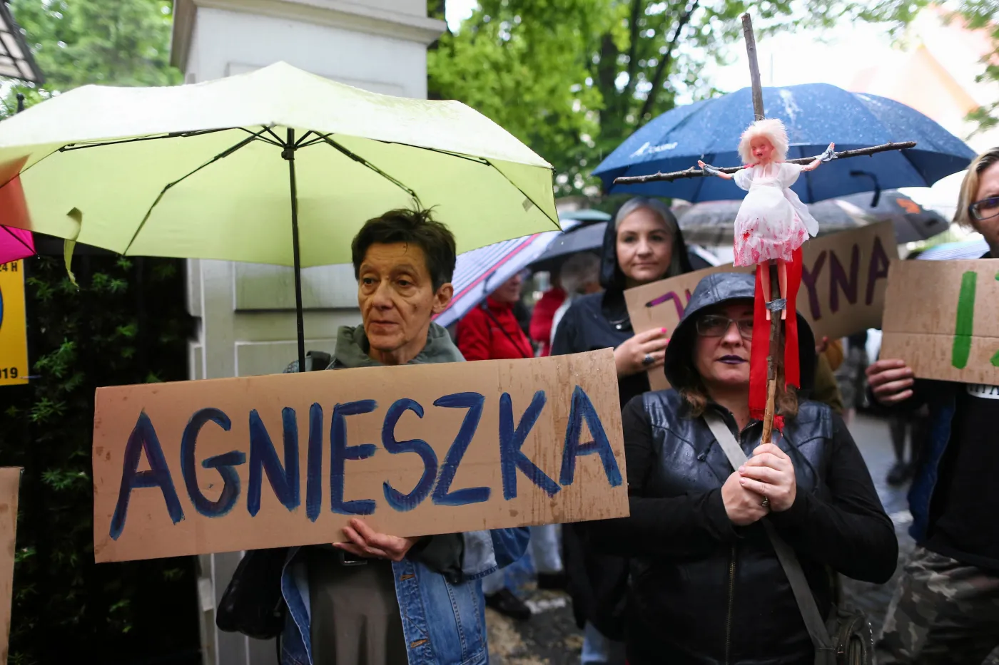 Protest '' Przestancie nas zabijac '' w Lodzi
